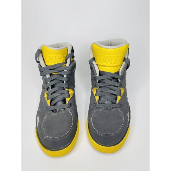 Men\'s Nike Shoes Auto Trainer Neutral Grey Vibrant Yellow Sneakers Size 9 main image 6